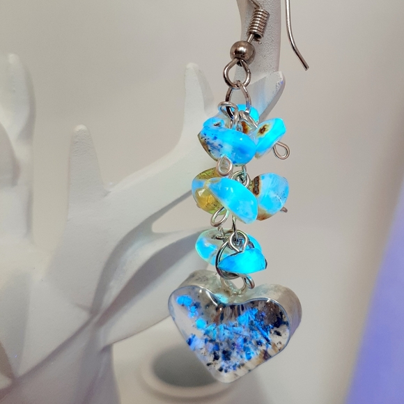 Handmade heart necklace set #1 - Picture 5 of 6